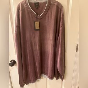 NWT Men’s F/X Fusion Sportswear V-Neck Sweater Size 4XB
